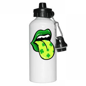 St Patricks Day Irish Lips Aluminum Water Bottle