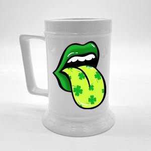 St Patricks Day Irish Lips Beer Stein