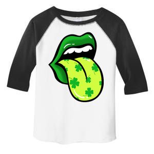 St Patricks Day Irish Lips Toddler Fine Jersey T-Shirt