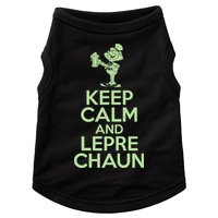 St Patrick's Day Keep Calm And Lepre Chaun  Doggie Tank