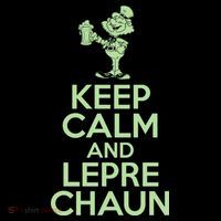 St Patrick's Day Keep Calm And Lepre Chaun  Tall T-Shirt