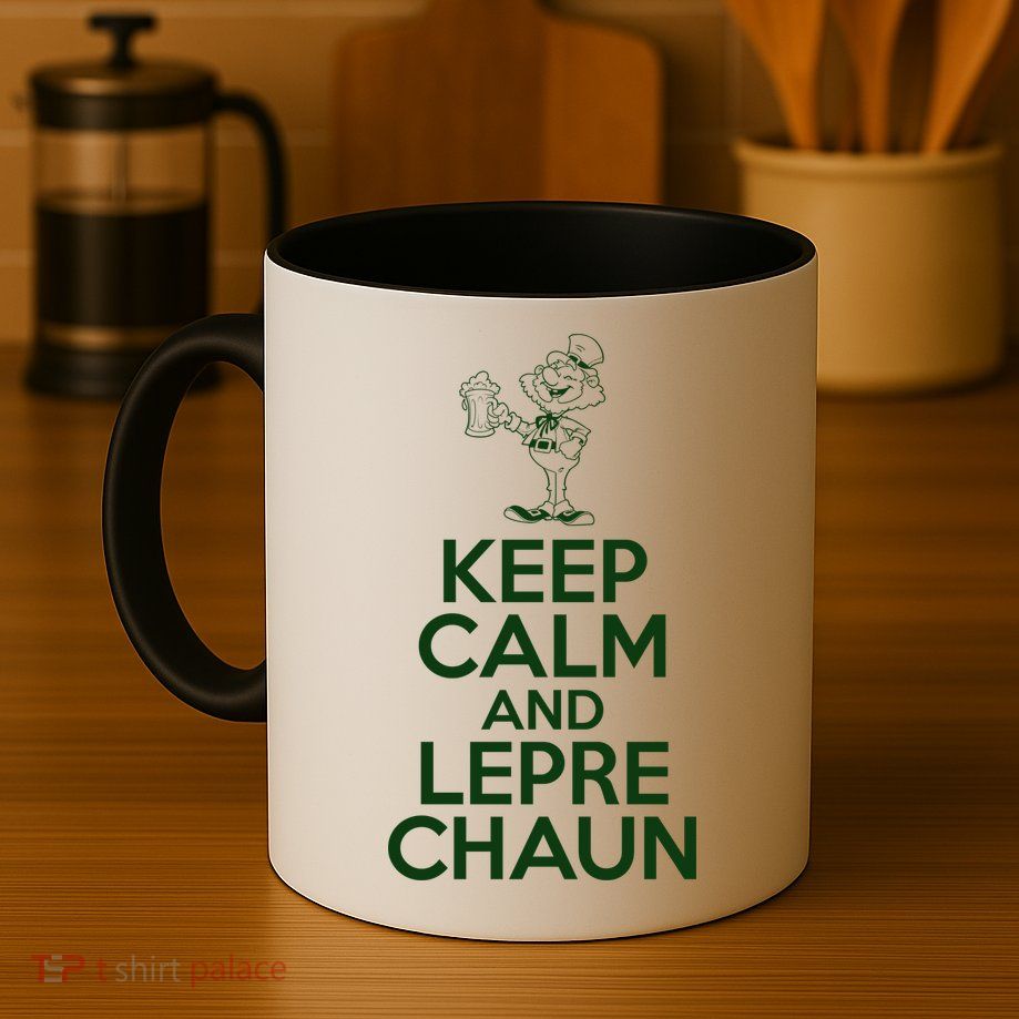 St Patrick's Day Keep Calm And Lepre Chaun  Mug