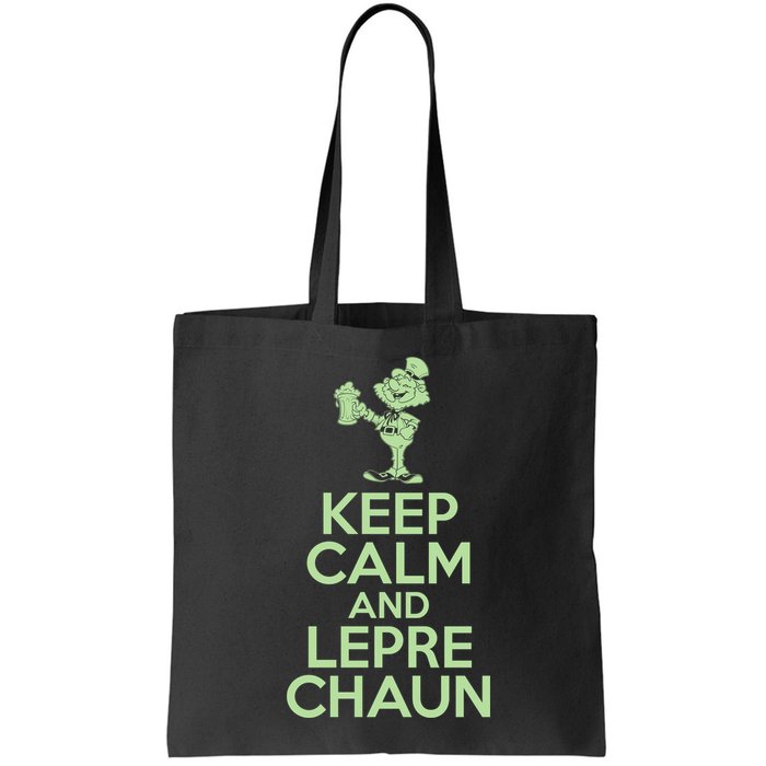 St Patrick's Day Keep Calm And Lepre Chaun  Bag