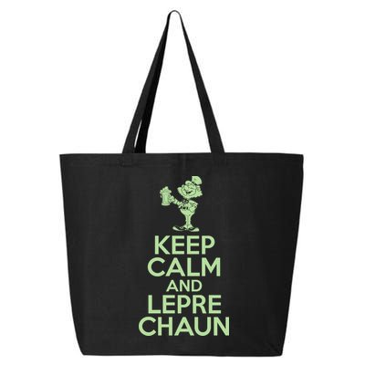 St Patrick's Day Keep Calm And Lepre Chaun  25L Jumbo Tote