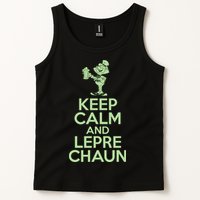 St Patrick's Day Keep Calm And Lepre Chaun  Tank Top