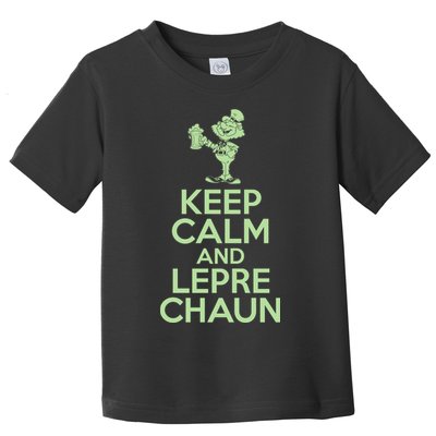 St Patrick's Day Keep Calm And Lepre Chaun  Toddler T-Shirt