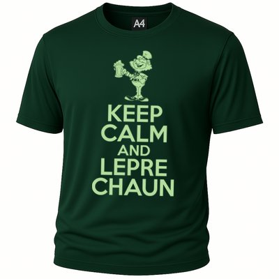 St Patrick's Day Keep Calm And Lepre Chaun  Performance Shirt