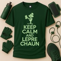 St Patrick's Day Keep Calm And Lepre Chaun  Performance Shirt