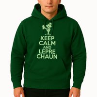 St Patrick's Day Keep Calm And Lepre Chaun  Hoodie