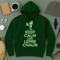 St Patrick's Day Keep Calm And Lepre Chaun  Hoodie