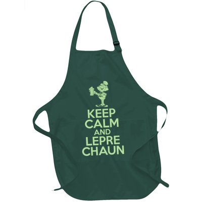 St Patrick's Day Keep Calm And Lepre Chaun  Apron