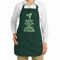 St Patrick's Day Keep Calm And Lepre Chaun  Apron