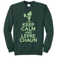 St Patrick's Day Keep Calm And Lepre Chaun  Sweatshirt