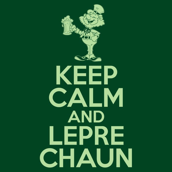 St Patrick's Day Keep Calm And Lepre Chaun  Sustainable Beanie