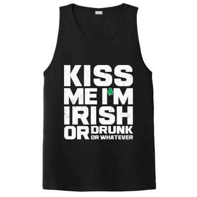 St Patrick's Day Kiss Me I'm Irish Or Drunk Or Whatever PosiCharge Competitor Tank