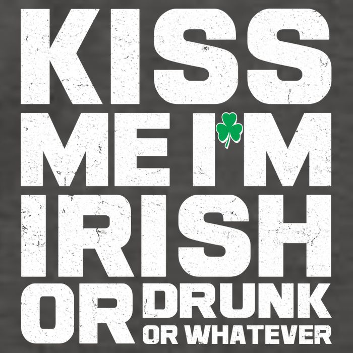 St Patrick's Day Kiss Me I'm Irish Or Drunk Or Whatever Vector Backpack