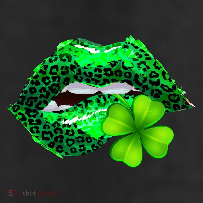 St Patrick's Day Leopard Print Lipstick Shamrock Tumbler