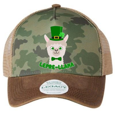 St Patrick's Day Lepre-Llama Legacy Tie Dye Trucker Hat
