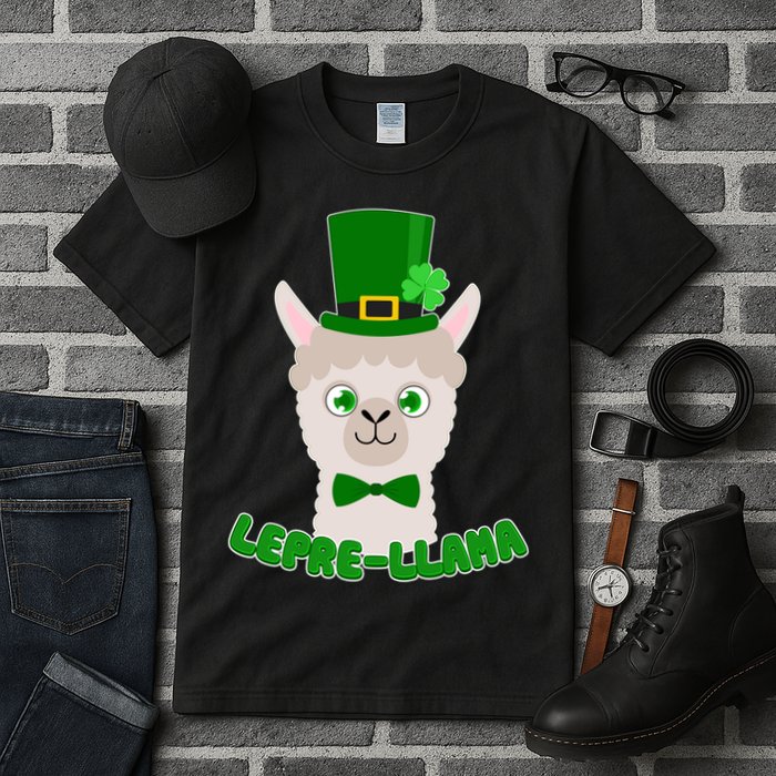 St Patrick's Day Lepre-Llama Tall T-Shirt