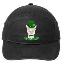 St Patrick's Day Lepre-Llama 7-Panel Snapback Hat