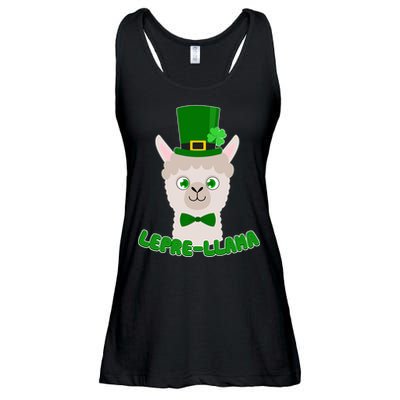 St Patrick's Day Lepre-Llama Ladies Essential Flowy Tank
