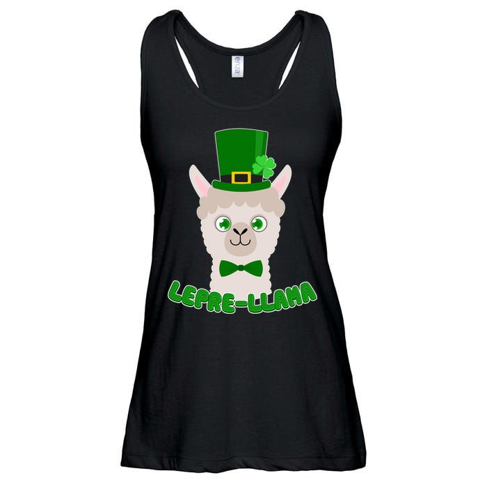 St Patrick's Day Lepre-Llama Ladies Essential Flowy Tank