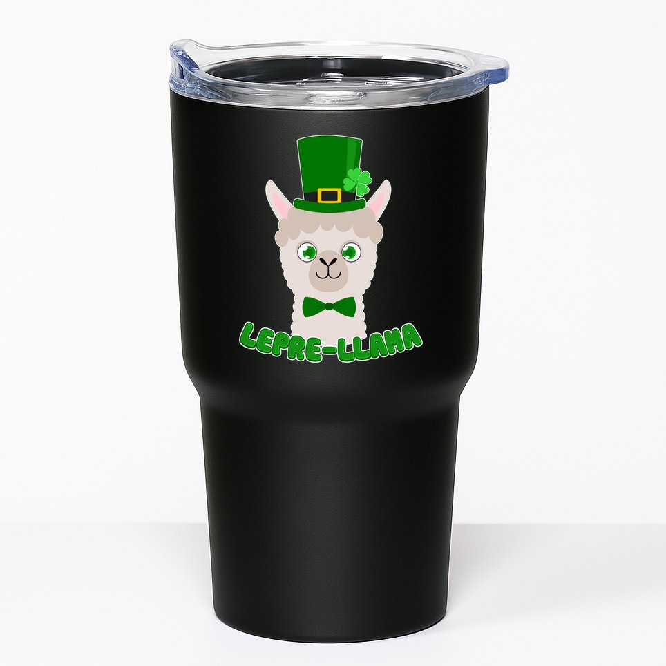 St Patrick's Day Lepre-Llama Tumbler