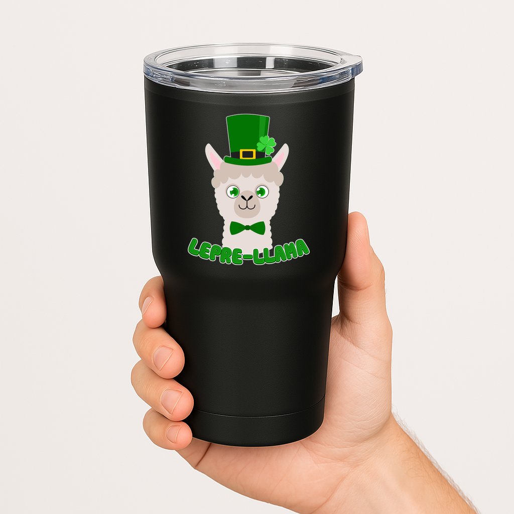 St Patrick's Day Lepre-Llama Tumbler