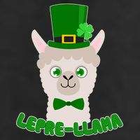 St Patrick's Day Lepre-Llama 25L Jumbo Tote