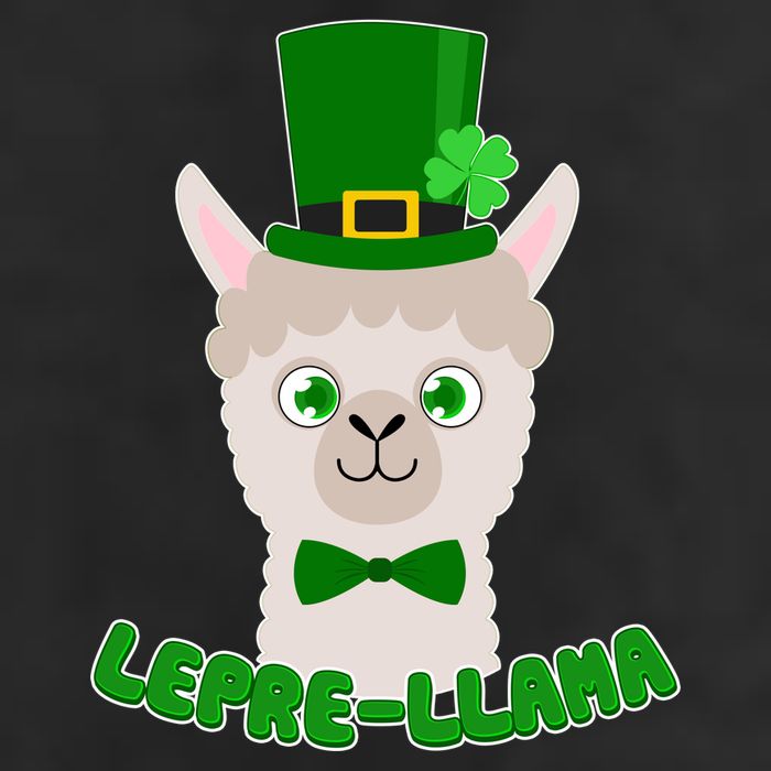 St Patrick's Day Lepre-Llama 25L Jumbo Tote
