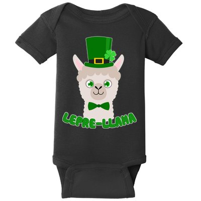 St Patrick's Day Lepre-Llama Baby Bodysuit
