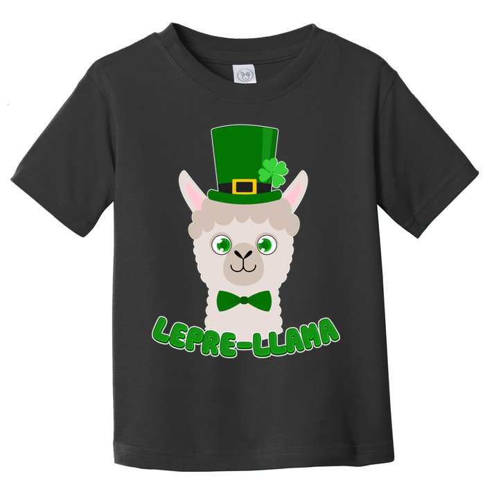 St Patrick's Day Lepre-Llama Toddler T-Shirt