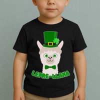 St Patrick's Day Lepre-Llama Toddler T-Shirt