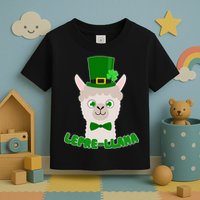 St Patrick's Day Lepre-Llama Toddler T-Shirt
