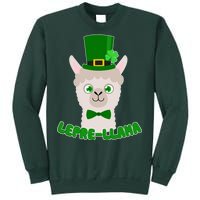 St Patrick's Day Lepre-Llama Sweatshirt