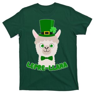 St Patrick's Day Lepre-Llama T-Shirt