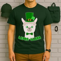St Patrick's Day Lepre-Llama T-Shirt