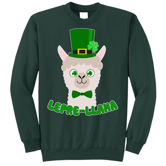 St Patrick's Day Lepre-Llama Tall Sweatshirt