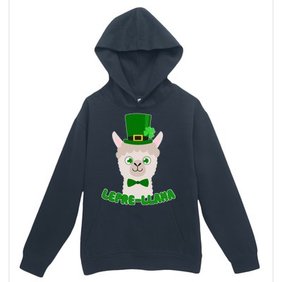 St Patrick's Day Lepre-Llama Urban Pullover Hoodie