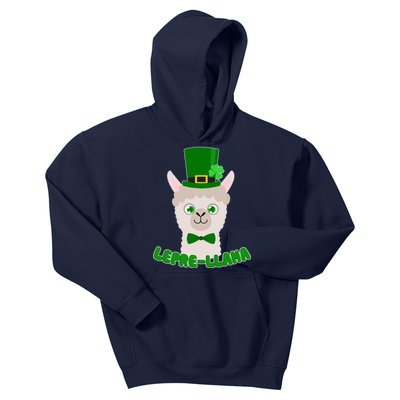 St Patrick's Day Lepre-Llama Kids Hoodie