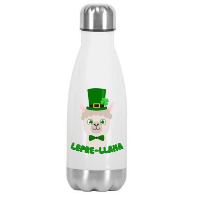 St Patrick's Day Lepre-Llama Stainless Steel Insulated Water Bottle