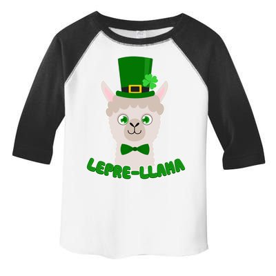 St Patrick's Day Lepre-Llama Toddler Fine Jersey T-Shirt