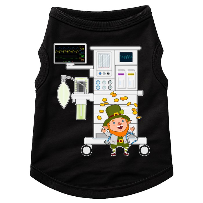 St Patrick's Day Leprechaun Anesthesia Machine Doggie Tank