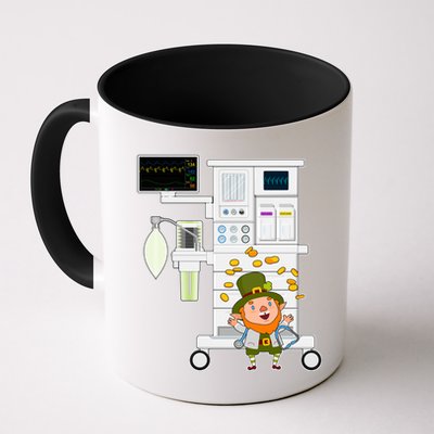 St Patrick's Day Leprechaun Anesthesia Machine Mug