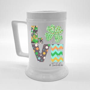 St Patrick's Day Love Teacher Life  Beer Stein