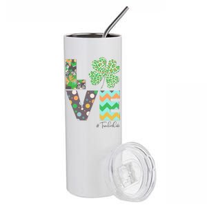 St Patrick's Day Love Teacher Life  Stainless Steel Tumbler