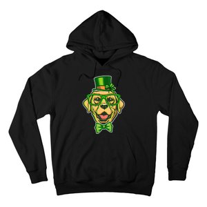 St Patrick's Day Lucky Golden Retriever Dog Hoodie