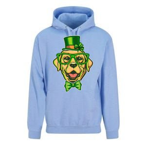 St Patrick's Day Lucky Golden Retriever Dog Unisex Surf Hoodie