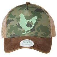 St Patrick's Day Lucky Shamrock Clover Chicken Legacy Tie Dye Trucker Hat