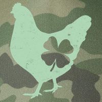 St Patrick's Day Lucky Shamrock Clover Chicken Legacy Tie Dye Trucker Hat